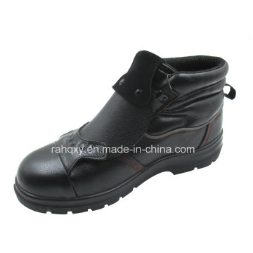 Chaussures de sécurité cuir fendu avec maille Lineing (HQ06003)